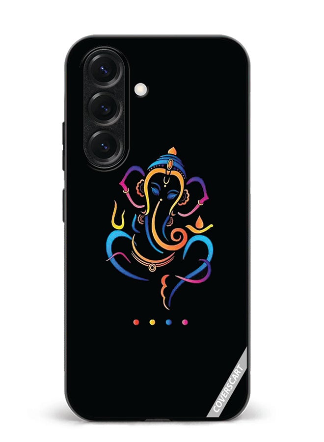 VR CREATIVE Protective Case Cover For Samsung Galaxy S25 Ganesh Ji Design Multicolour