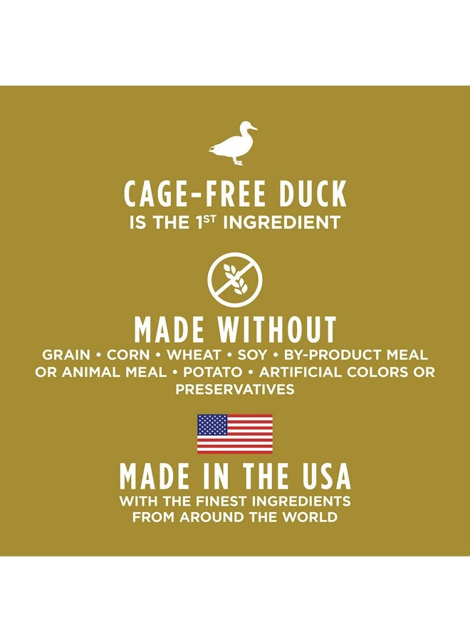 غريزة طعام القطط الجاف الطبيعي "إنستينكت ألتيميت بروتين"، تركيبة خالية من الحبوب - بطة بدون قفص، كيس وزنه 4 أرطال - Image 4