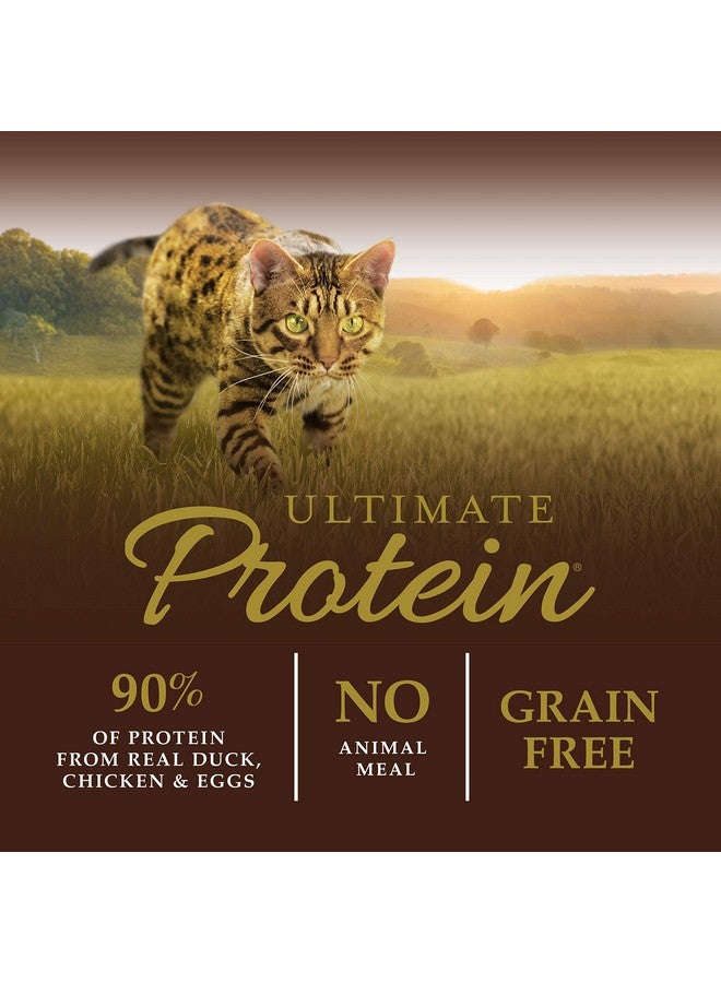 غريزة طعام القطط الجاف الطبيعي "إنستينكت ألتيميت بروتين"، تركيبة خالية من الحبوب - بطة بدون قفص، كيس وزنه 4 أرطال - Image 2