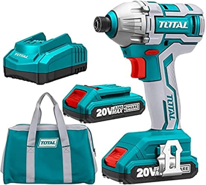 TOTAL Tools Tirli2002 Impact Driver Li-Ion 20V 2Ah 170Nm - Image 1