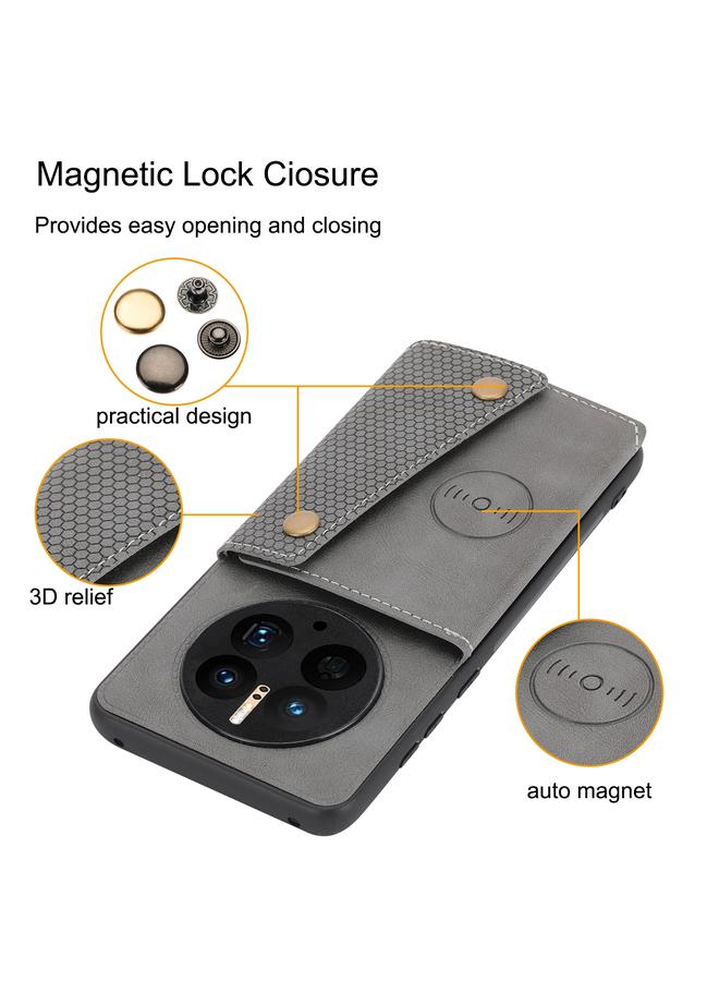 Green Tiger Case For Huawei Mate 50 Pro Double Buckle Magnetic Phone Case - Image 5