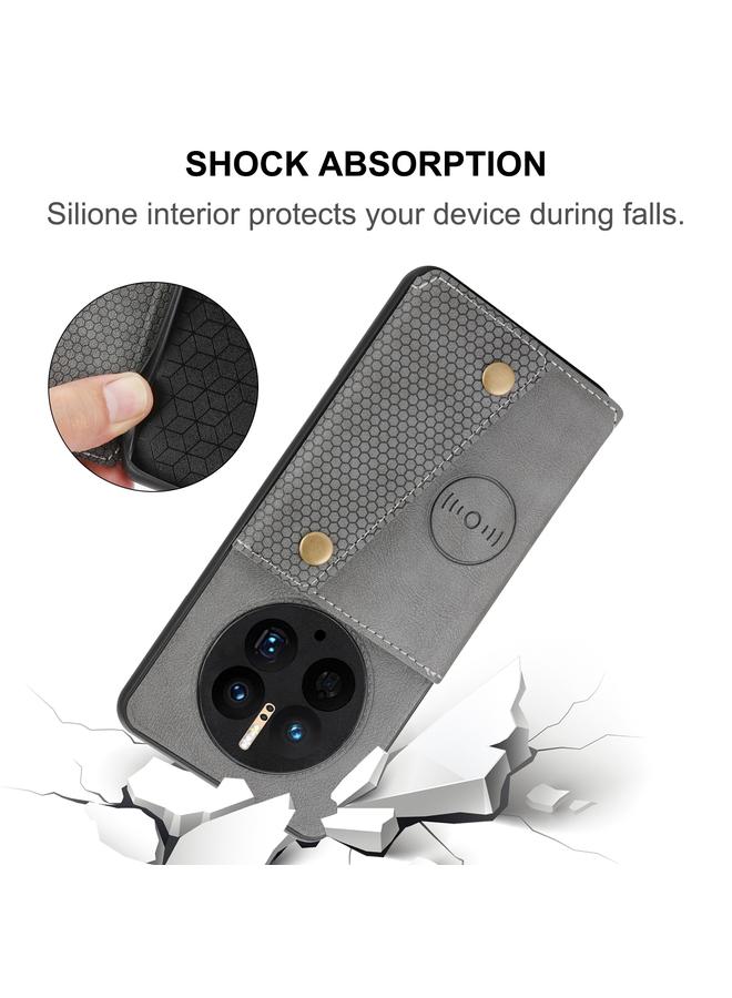 Green Tiger Case For Huawei Mate 50 Pro Double Buckle Magnetic Phone Case - Image 4