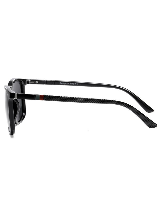 Generic - SUPKLEY Men Sports Sunglasses Polarized for Comfortable Wearing Ultra Light Square Sunglasses Men Lightweight Glasses Accessorie-Lenses Color:GlossBlackMatteBlack - Image 1