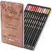 Black Widow Skin Tone Colored Pencils for Adult Coloring Books 12 Soft Core Color Pencils for Portraits and Skintone Artists Complete Range with Lightfast Ratings - Image 2