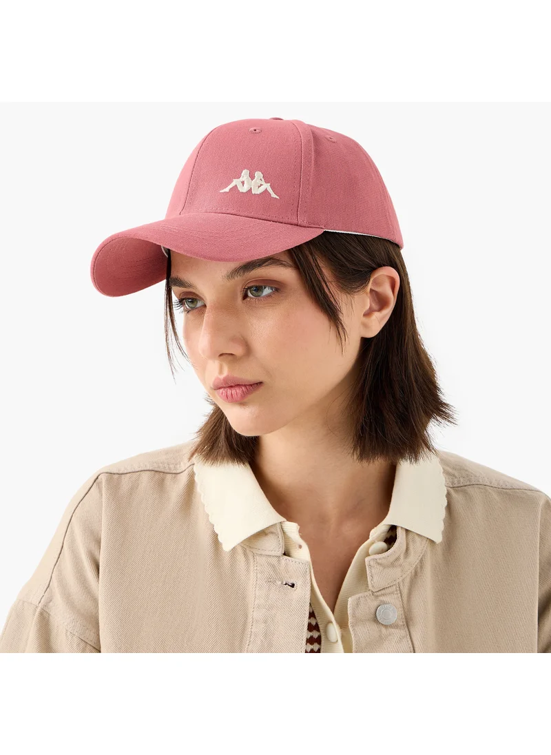كابا Kappa Logo Embroidered Cap with Buckle Strap Closure