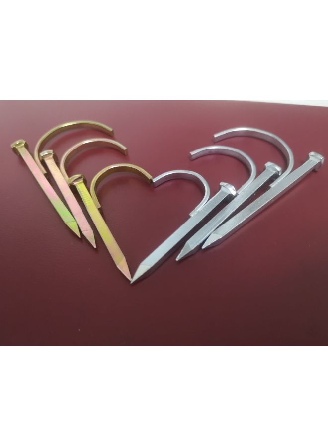 [A Postage] Manufacturers Water Pipe Code Nail Galvanized Hook Nail High Hardness 4 Points 6 Points 1 Inch Hook Nail-Specifications And Models:Three Points (16) A Number Of 2000  - Image 3
