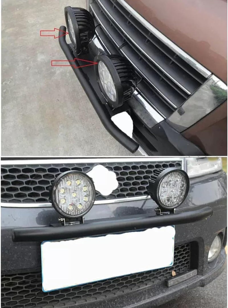 Alco Universal Car Front Bumper License Plate Mount Bracket Holder Off-Road LED Light Bar For Car - Image 5