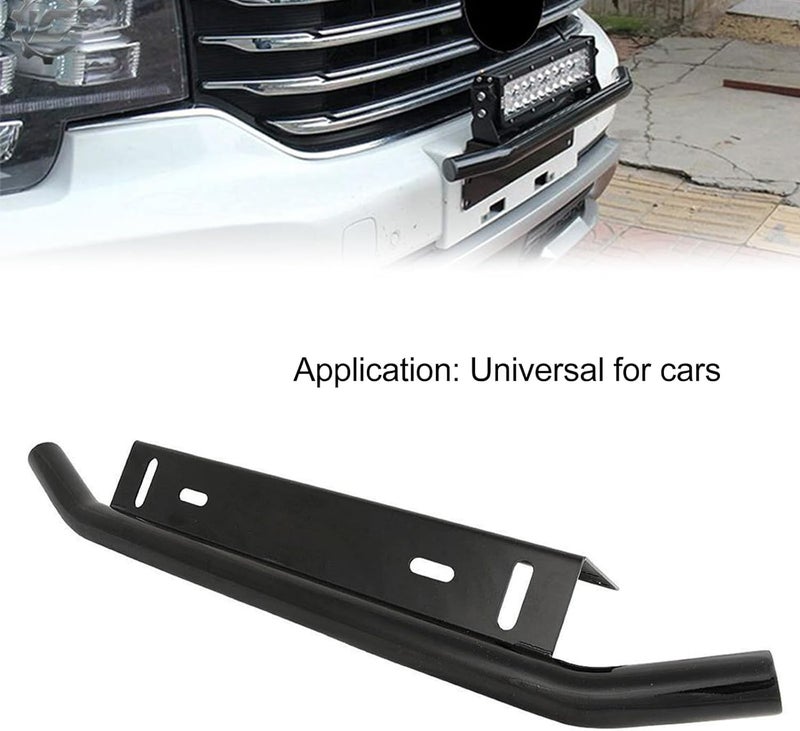 Alco Universal Car Front Bumper License Plate Mount Bracket Holder Off-Road LED Light Bar For Car - Image 4