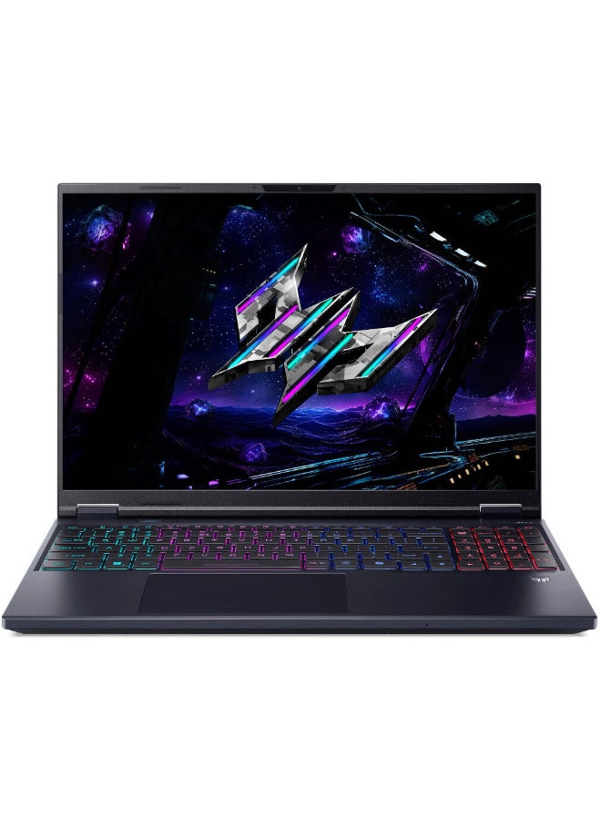 أيسر لاب توب Predator Helios Neo 16S، شاشة OLED 16" WQXGA 240Hz، معالج Intel Core Ultra 9 275HX، ذاكرة 16GB DDR5، 1TB SSD، بطاقة NVIDIA GeForce RTX 5060 8GB، أسود أوبسيديان - Image 1