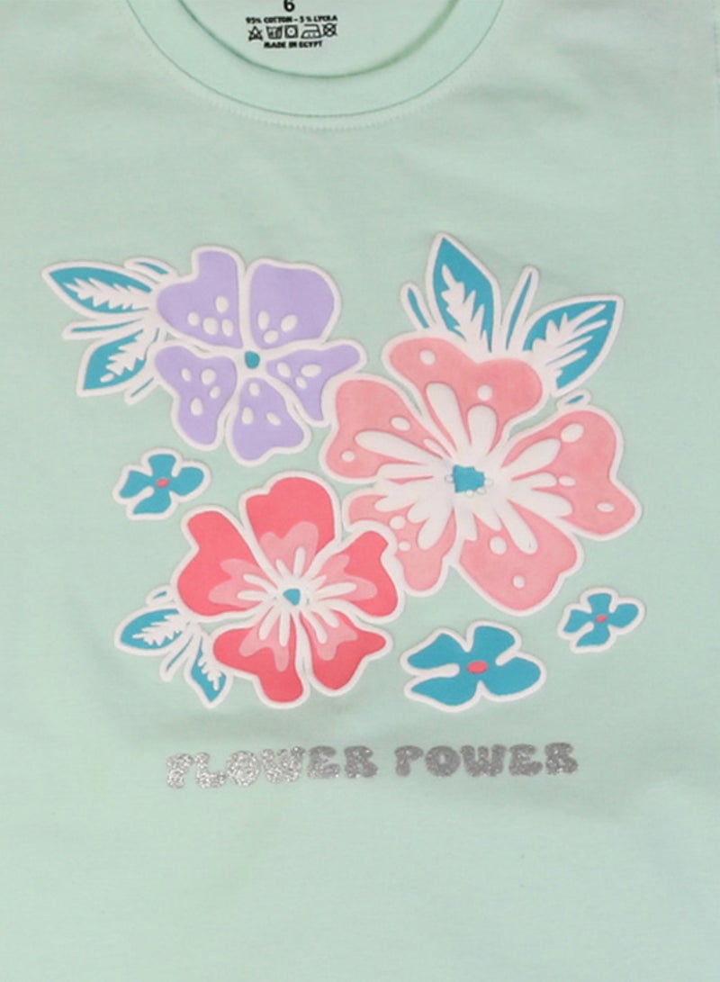 Zercon Summer Pajama Set for Girls 8200 - Image 2