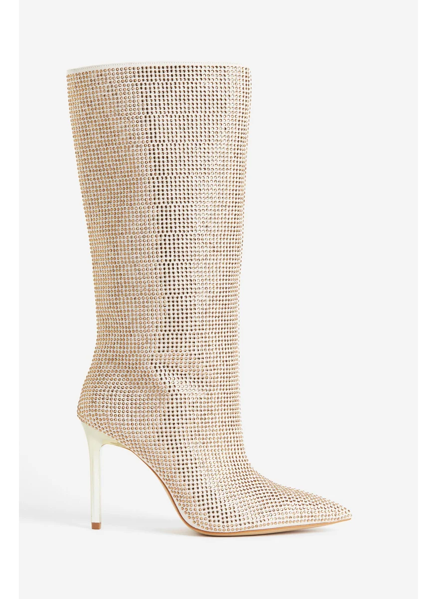اتش اند ام Rhinestone-Embellished Boots