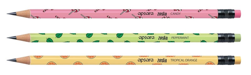 Apsara Zesta Scented 6 Pencils PackTopical Orange Candy PepperMint 9 Boxes - Image 5