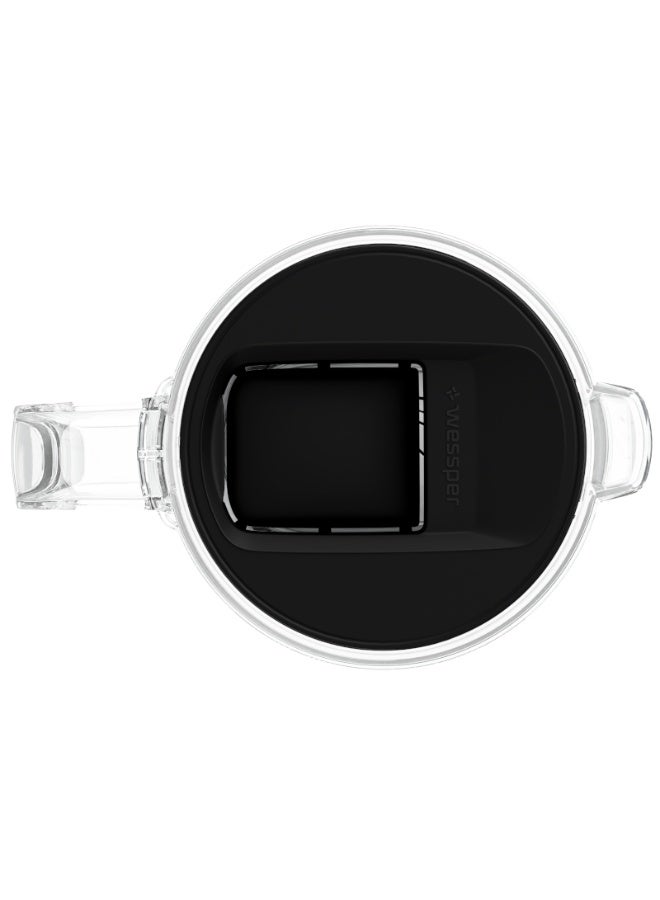 إبريق فلترة مياه ويسبر D1 سوليد AquaClassic سعة 2.8 لتر – أسود - Image 2