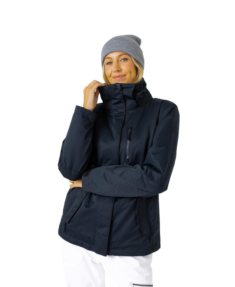 Roxy Women's Jetty Block Jacket – 10K Waterproof, Insulated Snow Jacket, PFAS-Free, Recycled Fabric, Anthracite, Large - Image 5