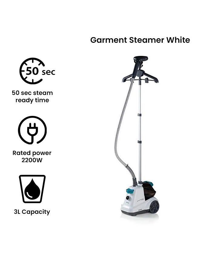 Ariete Garment Steamer 3.0 L 2200.0 W ART6248 White - Image 2