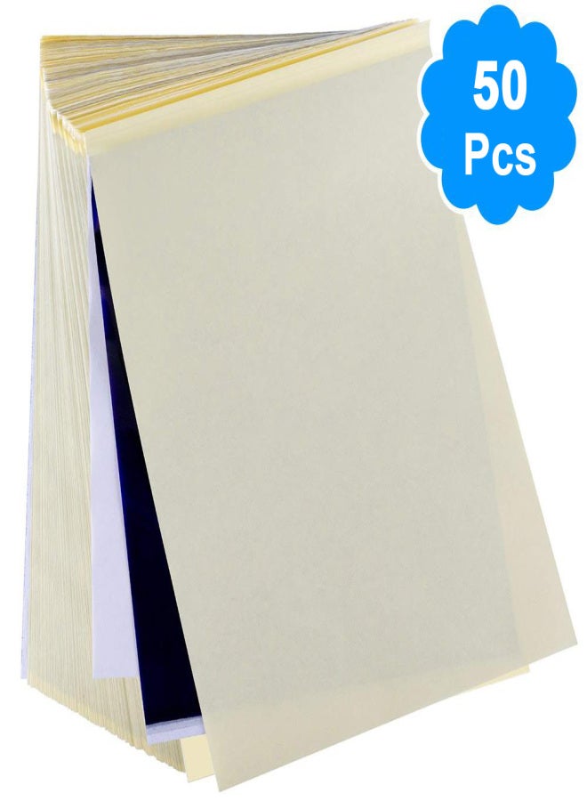 50 Sheets Tattoo Transfer Paper Tattooing A4 Tattoo Thermal Paper Transfer Stencil Paper Tattoo Paper for Tattoo Supplies Kit - Image 2