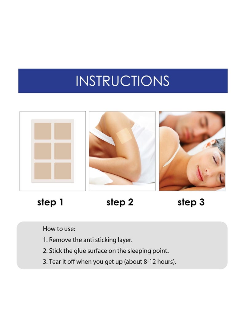 Generic Deep Sleep Patches for Adults, 48 Pcs Sleep Aid Pads, Natural Sleeping Stickers to Improve Sleep Quality, Relaxing Night Sleep Patches, Sleep Aid Patches for Men and Women - Image 5