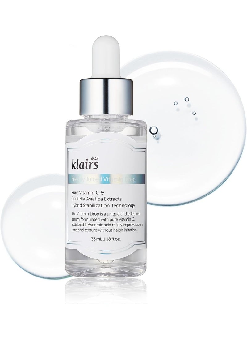 Dear,Klairs Klairs Freshly Juiced Vitamin Drop, 5% pure vitamin C, vitamin C serum, 35ml, 1.18oz  - Image 1