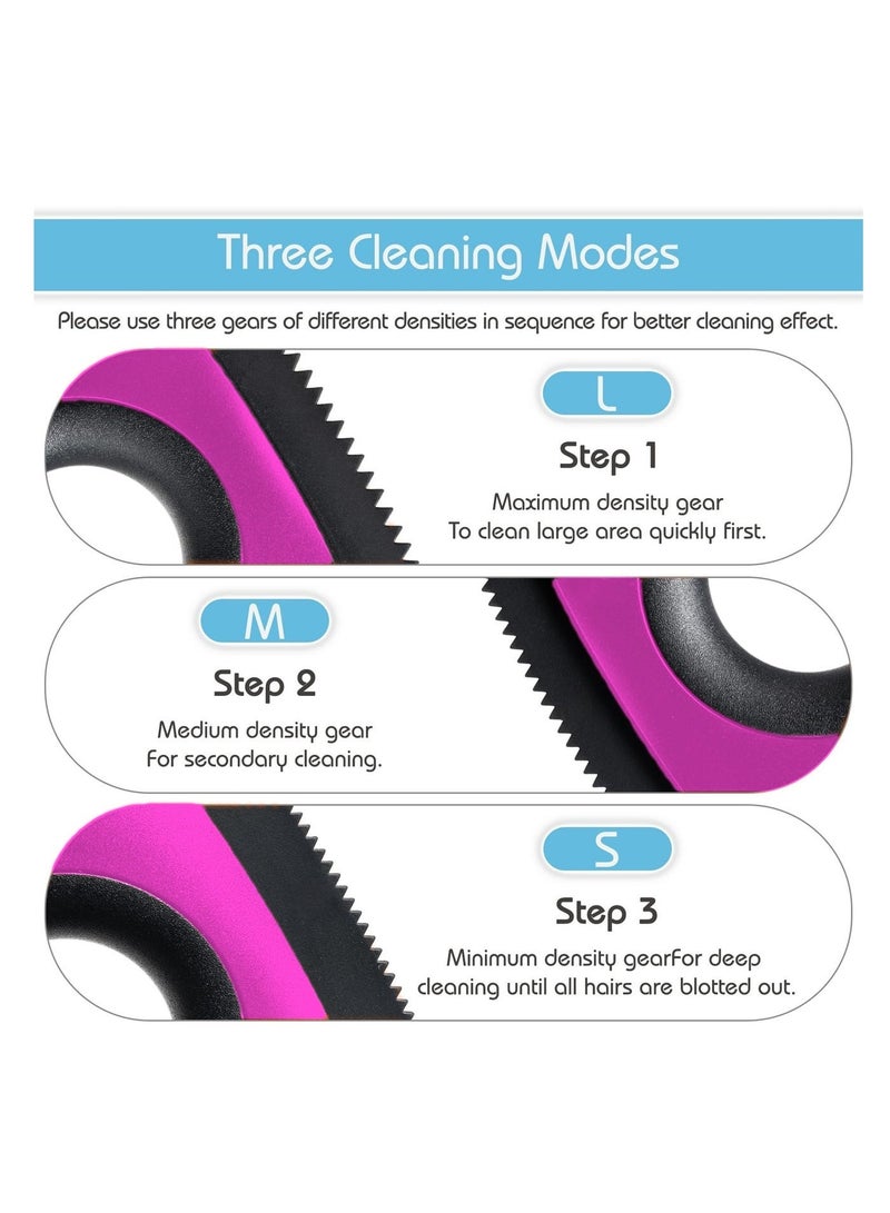 Triangle Pet Hair Remover Brush Cat Dog Hair Remover, Reusable Professional Lint Remover, Brush Cleaning For Couch, Furniture, Carpet, Blankets, Car, Bed, Sofa - Image 2