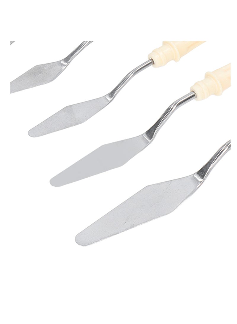 Velaurs 8 PCS Palette Knife Stainless Steel Multifunctional Painting Knife Set for Painting  - Image 5