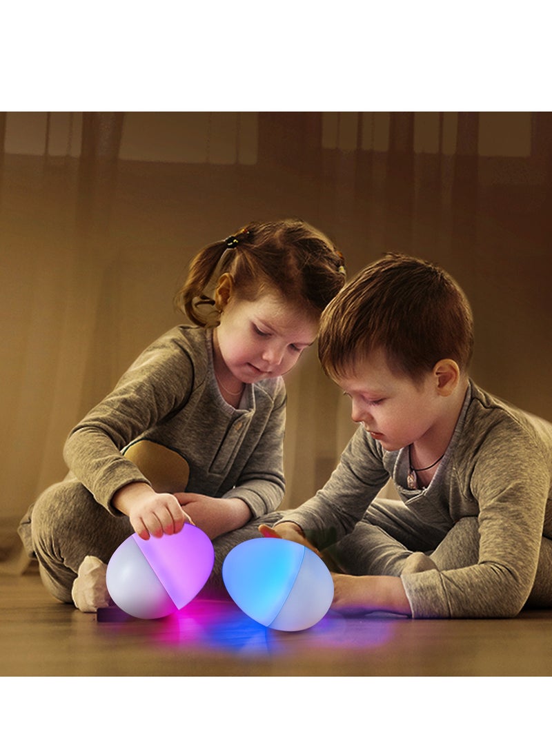 Baby Sound Machine, Sound Machine with 7 Color Light,White Noise Machine with Remote Control, 20 Soothing Sounds,Timer  Memory Function,Removable Body,Nightlight  Noise Machine for Sleep - Image 4