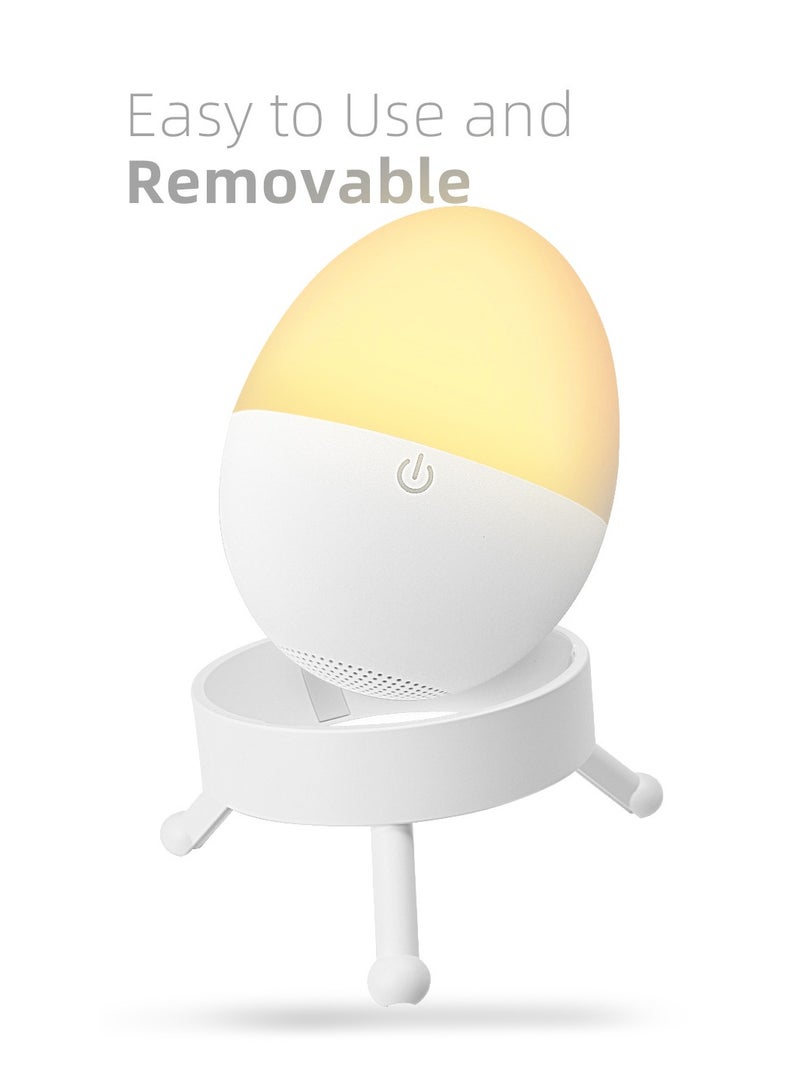 Baby Sound Machine, Sound Machine with 7 Color Light,White Noise Machine with Remote Control, 20 Soothing Sounds,Timer  Memory Function,Removable Body,Nightlight  Noise Machine for Sleep - Image 2