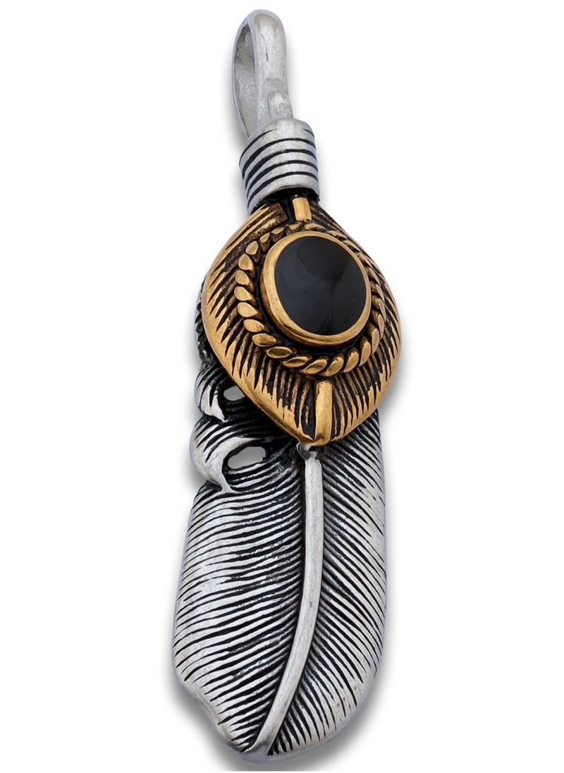 ELEGANT BEAR Elegant Bear ( Feather ) Pendant Stainless steel 
