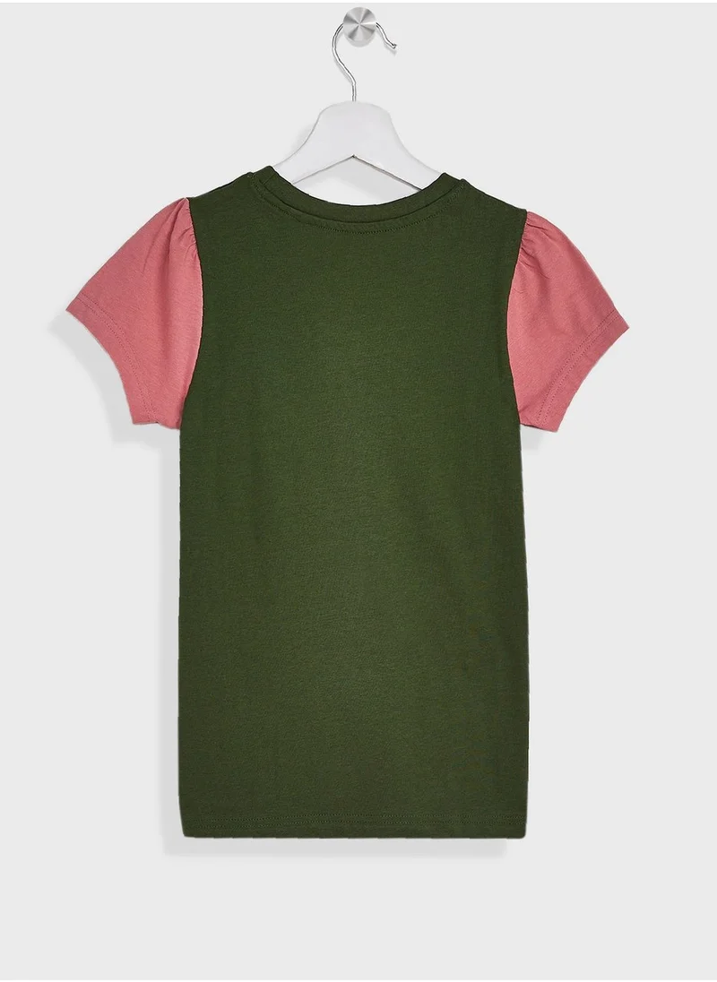 Pinata Casual T-Shirt & Joggers Set For Girls