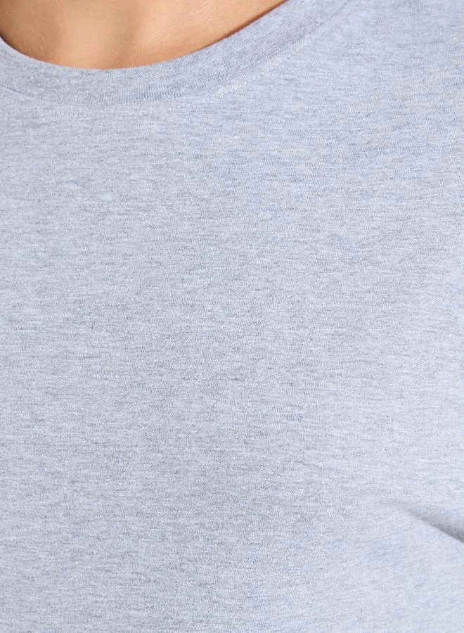 Styli Styli Longline Oversized T-Shirt and Wide Leg Joggers Co-Ords
