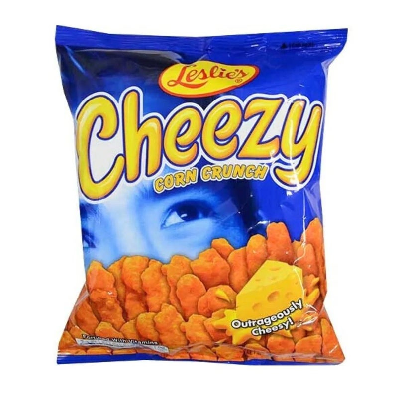 Leslies Cheezy Corn Crunch Outrageously Cheesy Flavor- 70gms