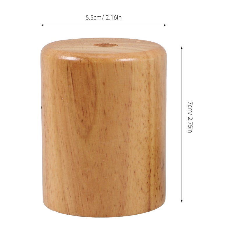 Wood Lamp Holder Adapter Vintage Pendant Lamp Base Holder For Light Fixture Retro Pendant - Image 3