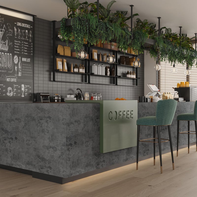 BAYYA Concrete Wallpaper Cement Contact Paper Dark Grey Wallpaper Peel Stick Countertops 15.75" x 118.11" 3D Rustic Industrial Style Waterproof Removable Self Adhesive Vinyl Film for Bathroom Kitchen - Image 5