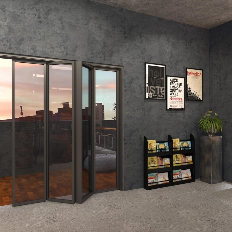 BAYYA Concrete Wallpaper Cement Contact Paper Dark Grey Wallpaper Peel Stick Countertops 15.75" x 118.11" 3D Rustic Industrial Style Waterproof Removable Self Adhesive Vinyl Film for Bathroom Kitchen - Image 2