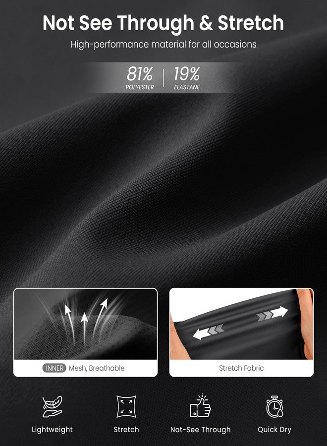 SANTINY 13.5" Skorts for Women Pleated Tennis Golf Skirts Mini High Waisted Stretch Athletic Skorts Pockets for Pickball(Black-M) - Image 5