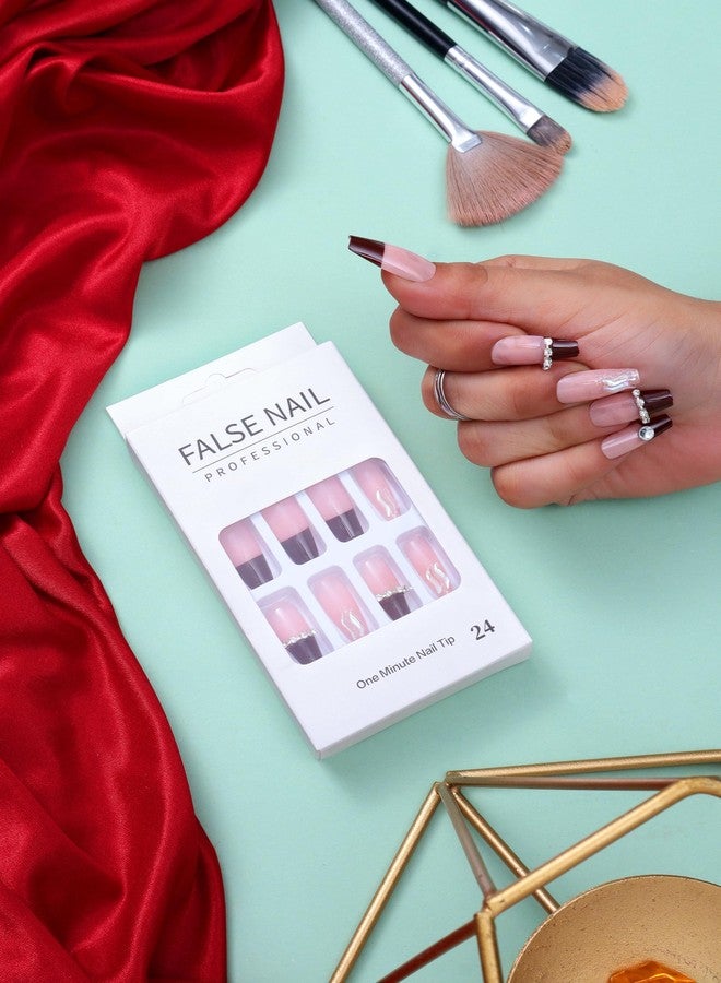 KILLFE Artifical Nails For Women | Reusable | Vibrant | Durable Acrylic Nails | Multicolor (NP-54) - Image 2