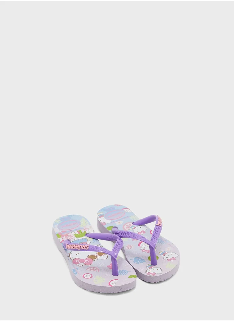 havaianas Kids Brasil Fresh Flip Flops