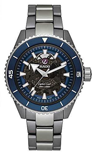Rado Blue Watch Captain Cook High Tech Ceramic Automatic Swiss Movement, 43 mm. R32128202 - Image 4