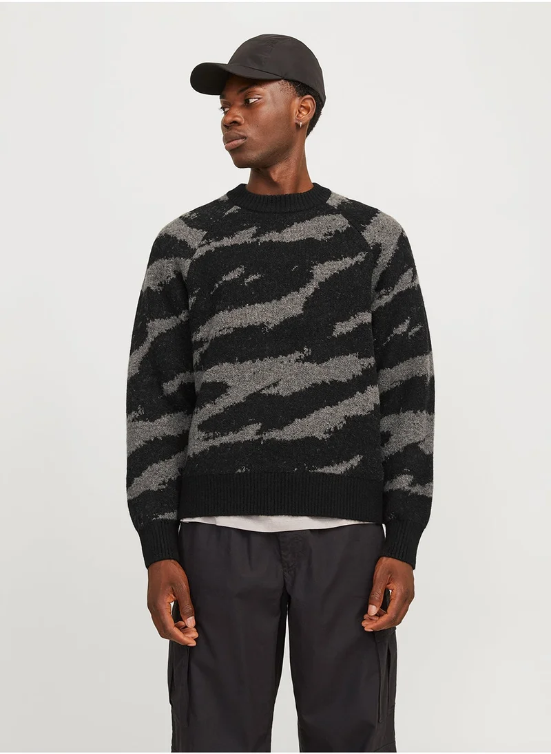 JACK & JONES Jcocamden Crew Neck Sweatshirt