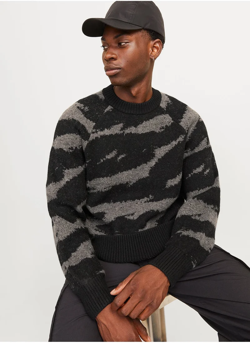 JACK & JONES Jcocamden Crew Neck Sweatshirt