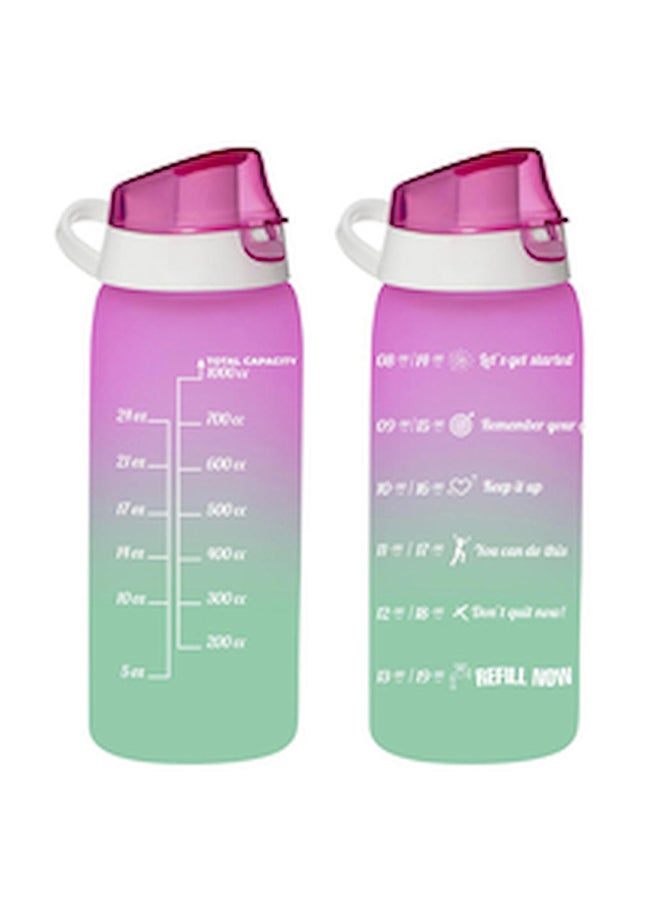 Ombre Painted Sports Bottle Assorted Shapes May Vary