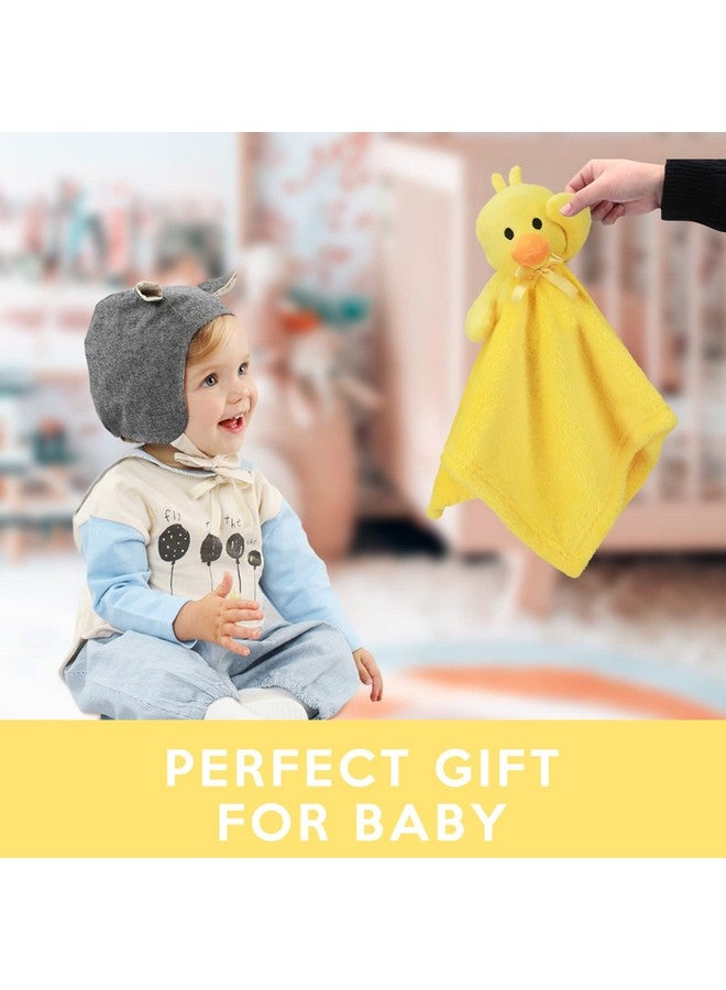 برو غوليم بطانية أمان على شكل بطة من برو جوليم، ناعمة صفراء اللون، مناسبة للجنسين، هدايا للأطفال حديثي الولادة، لعبة محشوة على شكل حيوان، مقاس 16 بوصة - Image 3