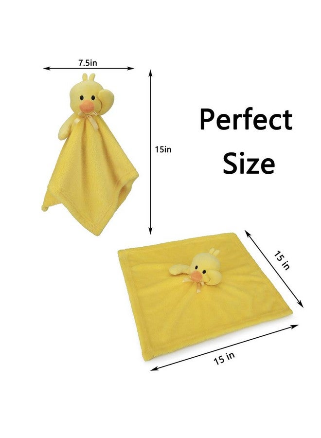 برو غوليم بطانية أمان على شكل بطة من برو جوليم، ناعمة صفراء اللون، مناسبة للجنسين، هدايا للأطفال حديثي الولادة، لعبة محشوة على شكل حيوان، مقاس 16 بوصة - Image 5