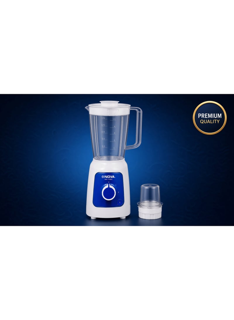 NOVA NM-1100BG Electric Blender 350W with 1.6L Jar, 2-Speed and Grinder - Image 5