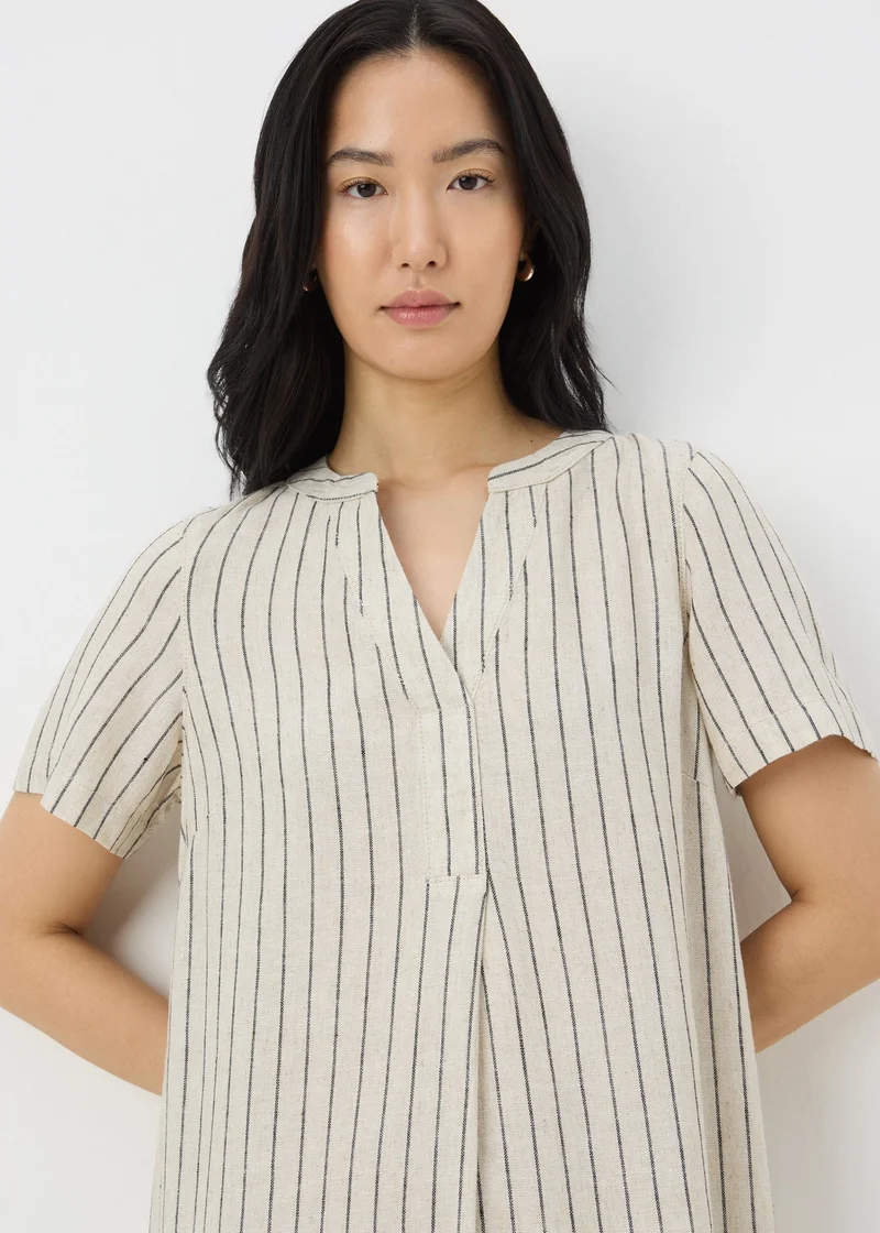 Matalan Striped Mini Shirt Dress