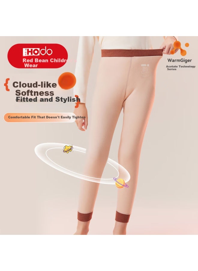Hodo 25-year Winter Children's Thermal Pants School Uniform Essential Winter Autumn Youth Girls Inner Wear Leggings Single Piece