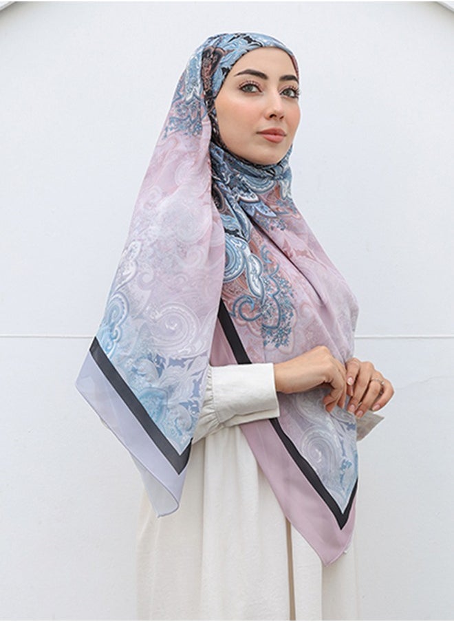 Square Chiffon Scarf - Printed