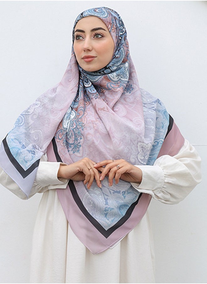 Square Chiffon Scarf - Printed