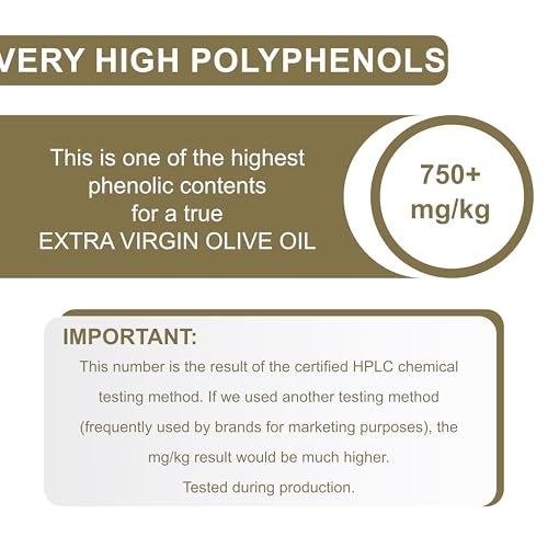 P.J. KABOS PJ KABOS 2025 Gold Award Winner, Very High Phenolic (750+ mg/kg), USDA Organic Greek Extra Virgin Olive Oil, Kosher, Greece, Cold Extracted, 16.9oz Bottle, Family Reserve Organic - Robust - Image 3