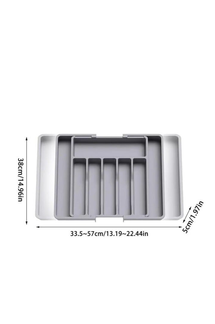Adjustable Cutlery Holder - Expandable for Drawer Storage  - Image 3
