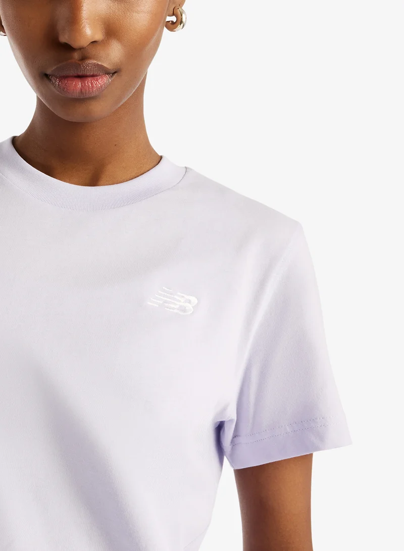New Balance SMOKED VIOLET (SMV) Essential Jersey T-Shirt for Women | Best Price UAE